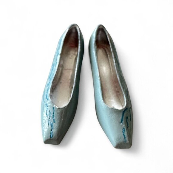 Vintage A pair of Miniature Metal Pumps, Philippe Model, from 80s,‎ very rare - Picture 3 of 9